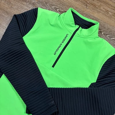 Pullover Under Armour Para Hombre M Verde Storm Evolution DaytonaHZ Calce Suelto Exterior Foto 1 de 4