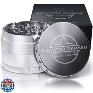 Molinillo/molinillo de especias de acero inoxidable premium Elevated Damsko de 2,5" - Imagen 1 de 5