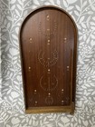 Vintage Wooden Bagatelle Game Classic Tabletop Pinball Board Retro with balls