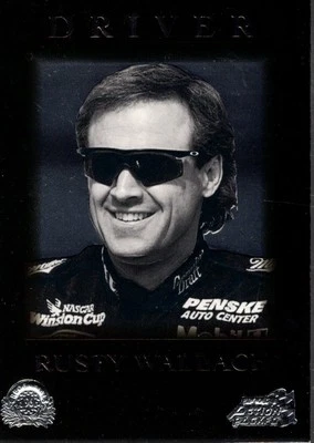 1996 Action Packed Credentials Silver Speed #24 Rusty Wallace - Racing - Image 1 of 2