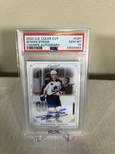 Bowen Byram Clear Cut Champs Auto PSA 10 Pop 5! Very Low Print Run