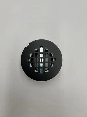 PVC Compression Shower Drain with Round Grid Cover Antique Bronze FLOW0625 - Image 1 of 4