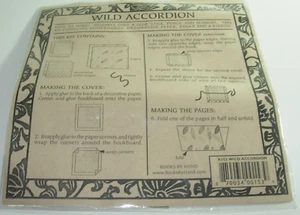 CRAFTS WILD ACORDEON LIBROS A MANO KIT DE PROYECTO CINTA DE PAPEL ENCUADERNACIÓN FÁCIL - Imagen 1 de 3