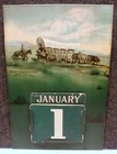 Springfield Fire & Marine Insurance Co TIN SIGN ADVERTISING Perpetual Calendar