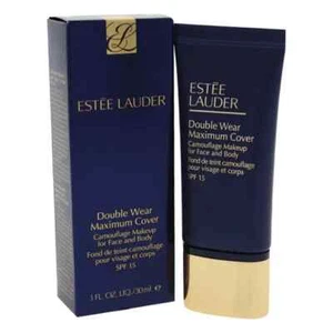 ESTEE LAUDER Double Wear Maximum Cover Camouflage Makeup 5W2 RICH CARAMEL 1 oz - Picture 1 of 2