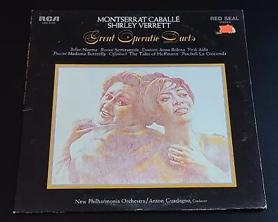 Caballe Verrett Guadagno Great Operatic Duets Vinyl Record RCA Red Seal LSC-3153 - Image 1 of 3