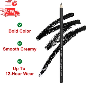 Color Icon Kohl Eyeliner Pencil, Rich Hyper-Pigmented Color, Baby's Got Black - Picture 1 of 11