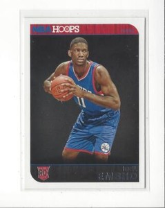 2014-15 Hoops Red Back #263 Joel Embiid RC Rookie 76ers