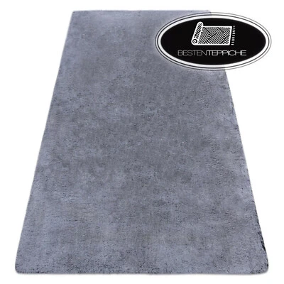 Moderno Waschbarere Tappeti Lapin Argento Shaggy, Soffice Scivolo Da Lavaggio - Immagine 1 di 4