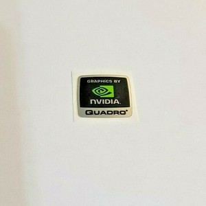 GRAPHICS BY nVidia QUADRO 18x18mm CASE STICKER / DECAL / LABEL  FOR COMPUTER NEW