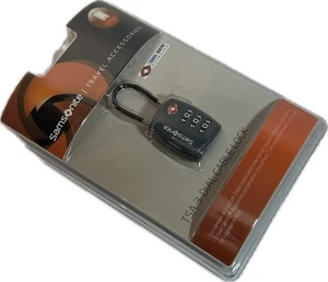 Samsonite Tsa 3 Dial Kabelschloss - dunkelgrau anthrazit - Bild 1 von 4