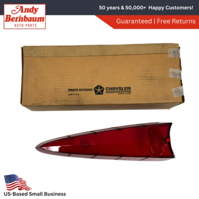 Lente de luz trasera Plymouth Savoy Belvedere Fury Wagon 1957 1753387 nuevo en stock Foto 1 de 4