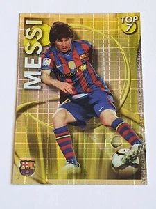 Lionel Messi Top 7 Gold Squares #595 Mundicromo Fichas La Liga 2010-11 Very Rare - Picture 1 of 12