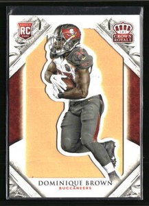 Dominique Brown 2015 Crown Royale #114 Football Card