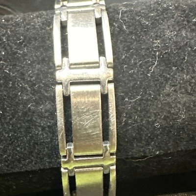 Винтажный мужской браслет Sabona XL из нержавеющей стали 8 дюймов - Изображение 1 из 4