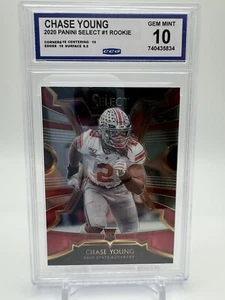 CHASE YOUNG 2020 Panini Select Chronicles #1 Rookie CCG Gem Mint 10 NFL RC - Picture 1 of 2