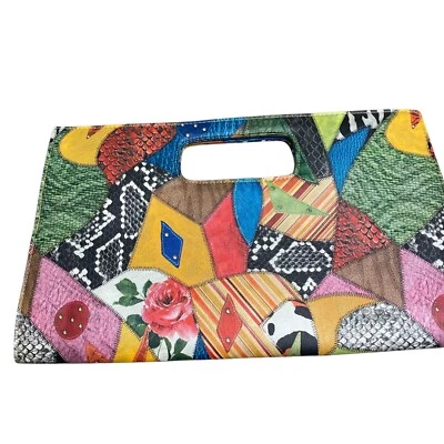 Bolso de Mano Artístico Vintage Cóctel Boho Parche Festival Animal Sobre Estilo Bolso sin asas Foto 1 de 4