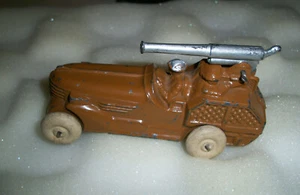 Barclay Pre-War slush cast anti Aircraft cannon car - Picture 1 of 4