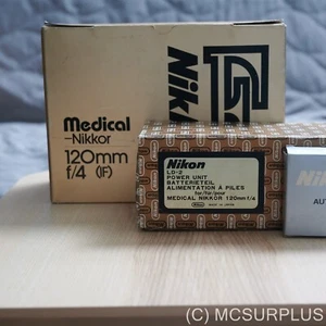 Medical-Nikkor 120mm f/4 IF 1:1-2:1 macro lens, READ DESCRIPTION (new old stock) - Picture 1 of 11