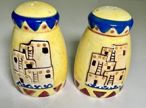 Shaker sale e pepe sud-ovest ceramica gialla Adobe Jalapeno decorazione pomodoro - Foto 1 di 6