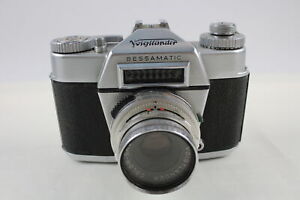 Voigtländer Bessamatic SLR FILM CAMERA w/ Skopar 50mm Lens & Case