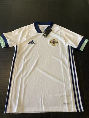 ADIDAS NORTHERN IRELAND AWAY JERSEY MENS NWT SIZE S - Image 1 of 4