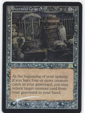 1 x Foil MTG Oversold Cemetery Magic The Gathering Onslaught Set Foil