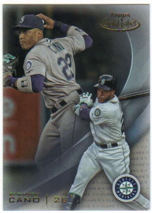 2016 Topps Gold Label Baseball Class 3 #59 Robinson Cano Mariners - Image 1 of 1