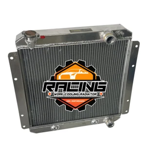 Polished Radiator For 1958-1984 Toyota Land Cruiser FJ40 LS Engine Swap 80 82 83 - Picture 1 of 4