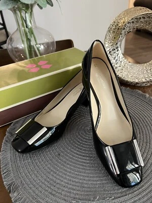 Tacones cómodos tímidos negros Naturalizer Francee talla 7M Foto 1 de 4