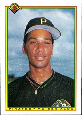 1990 Bowman #178 Moises Alou Pittsburgh Pirates RC