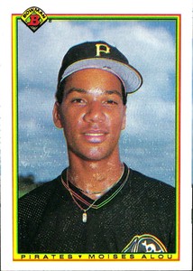 1990 Bowman #178 Moises Alou Pittsburgh Pirates RC