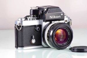 PREMIUM CLASSIC NIKON F2 F-2 PHOTOMIC DP1 + NIKKOR-S.C 1.4/50 EXCELLENT + - Foto 1 di 9