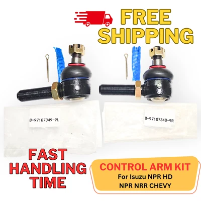 2 Pc Outer Tie Rod End For Isuzu NQR, NPR, NPR-HD, NRR 1993-2023 Left and Right - Image 1 of 2