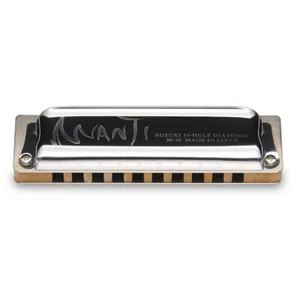 Suzuki Manji Natural Minor 10 Hole Diatonic Harmonica M-20N ~Multiple Keys - Picture 1 of 2