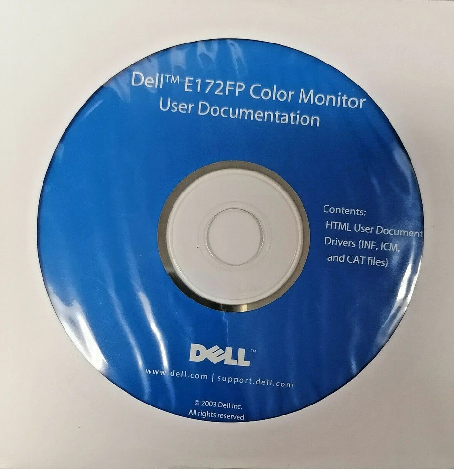 Dell E172FP  Document CD  - Image 1 of 1