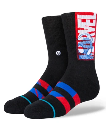 Calcetines STANCE Niños Marvel Spider-Man The Kid Crew Grandes (3-5.5) Negro Spidey Foto 1 de 3