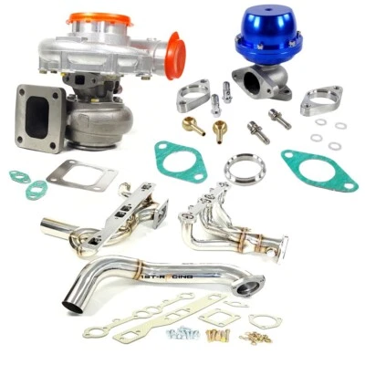 T4 0.80/0.81 Turbo Manifold 38mm External Wastegate For Chevrolet C-10 C-20 SBC - Image 1 of 4