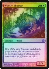 Woolly Thoctar FOIL Shards of Alara NM White Red Green Uncommon CARD ABUGames