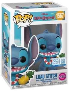 Neu Funko POP! Disney Lilo & Stitch Luau Stitch Flocked Special Edition #1567 - Bild 1 von 2