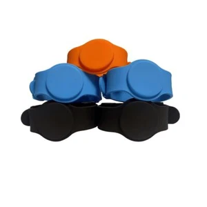 M1 RFID 1K 13.56MHZ Adjustable silicone Wristbands (pack of 5) - Picture 1 of 12