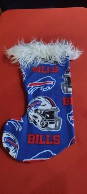 Buffalo Bills - Medias de Navidad - Hechas a mano - aprox. 22 pulgadas Foto 1 de 2