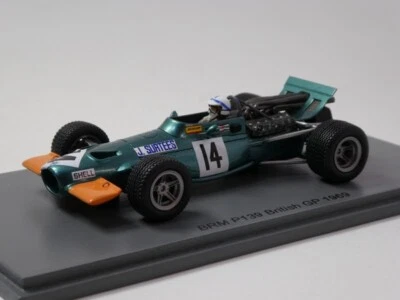 Spark BRM P139 #14 John Surtees British GP 1969 1/43 S2343 - Immagine 1 di 3