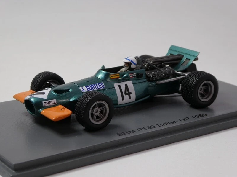 Spark BRM P139 #14 John Surtees British GP 1969 1/43 S2343