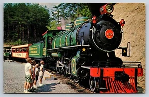 Postkarte TN Taubenschmiede Goldrausch Kreuzung Klondike Katie Eisenbahn Dollywood U26 - Bild 1 von 3