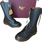 Dr Martens 1914 black quilon leather boots UK 5 EU 38 Made in England