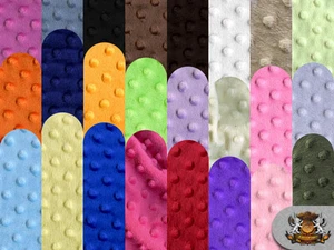 Telas de puntos débiles minky/60" de ancho/se vende por yarda - Imagen 1 de 43