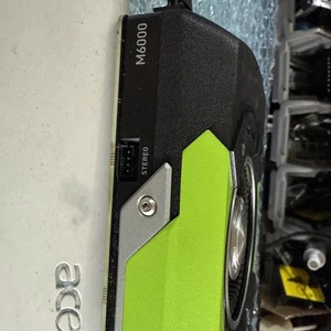 HP NVIDIA Quadro M6000 12GB GDDR5 PCIe Graphics Card P/N: 813432-001 Tested - Picture 1 of 5