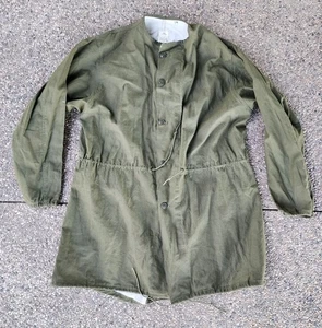 Vintage Militär Mantel olivgrün Vesicant Gas Schutzjacke Größe Small S - Bild 1 von 7