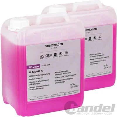 2x5L ORIGINALE G12evo PROTEZIONE ANTIGELO RADIATORE MIX PRONTO -25°C adatto per VW AUDI - Immagine 1 di 3